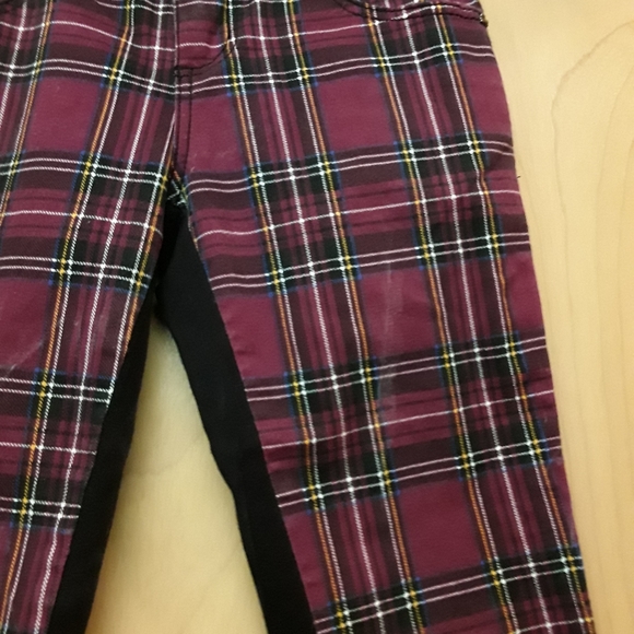 Skull & Bones Purple Plaid Punk Jeans Hot Topic - Picture 3 of 10